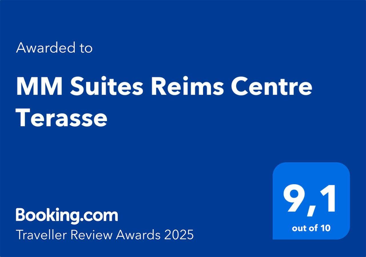 Mm Suites Reims Centre Terasse מראה חיצוני תמונה
